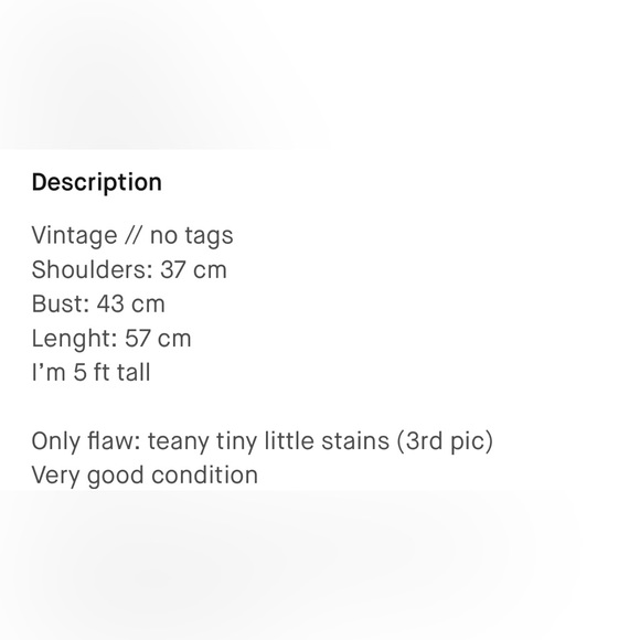 Vintage short-sleeve blouse - Picture 5 of 5